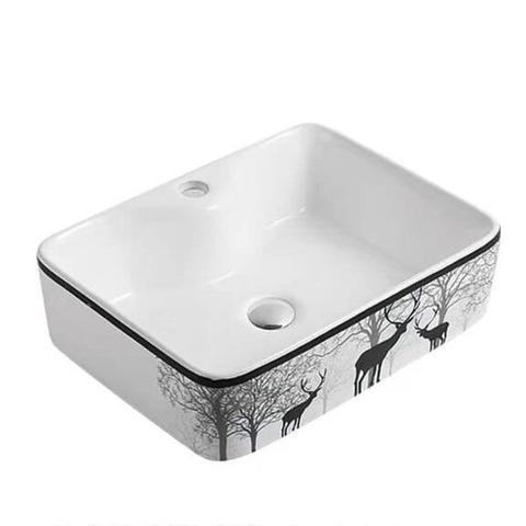 Chậu rửa lavabo đặt bàn YOLO ML508 hình con hươu