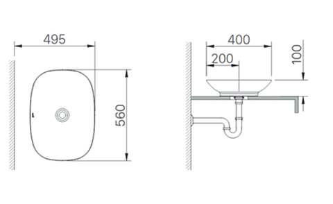 Chậu Rửa Lavabo Inax AL-S620V Đặt Bàn