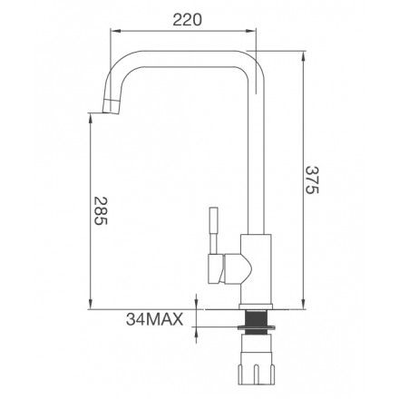 Vòi Bếp Inox Malloca K559-SN Nóng Lạnh