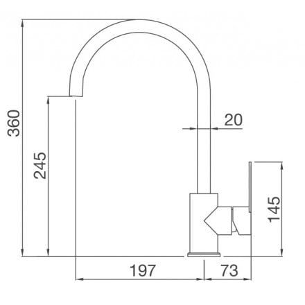 Vòi Bếp Malloca MF-062 Nóng Lạnh