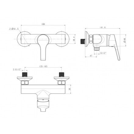 Sen Tắm Nóng Lạnh American Standard  WF-3913