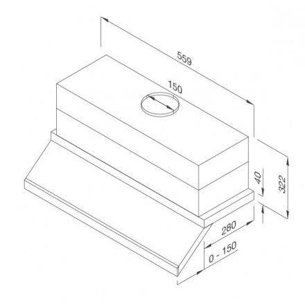 Máy Hút Khói Khử Mùi Malloca ARNO-K0706 Âm Tủ