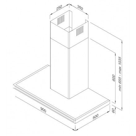 Máy Hút Khói Khử Mùi Malloca ZETA K1573 Áp Tường