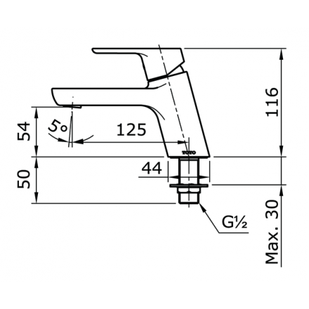 Vòi Lavabo TOTO TX109LU Lạnh