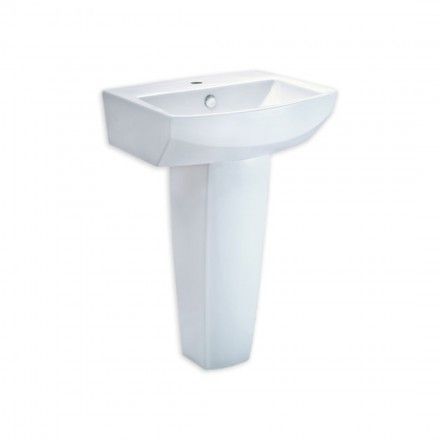 Chậu Lavabo Treo Tường COTTO C01517/C4150 Tetragon Chân Dài