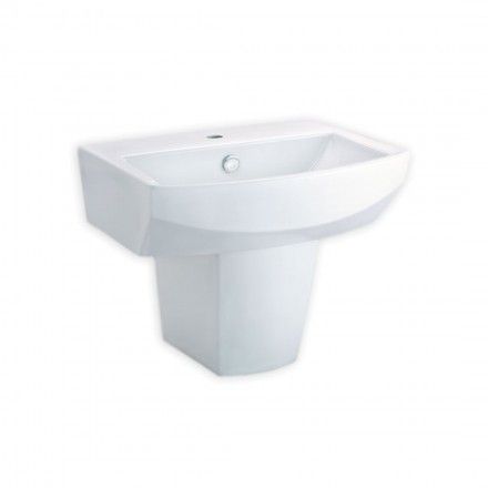 Chậu Lavabo Treo Tường COTTO C01517/C4250 Tetragon Chân Ngắn