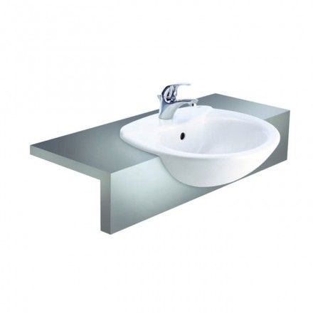 Chậu Rửa Mặt Lavabo COTTO C0240 Julia Dương Vành