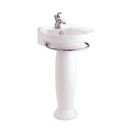 Chậu Rửa Lavabo Treo Tường COTTO C0285/C4285 Alpha Chân Dài