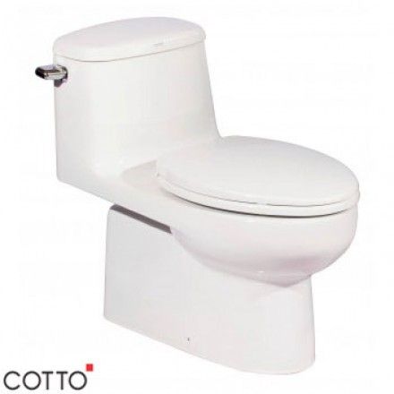 Bồn Cầu COTTO C1141 Một Khối Priz Xả Gạt