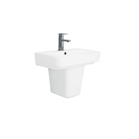 Chậu Rửa Lavabo Và Chân Ngắn Treo Tường Viglacera CD50