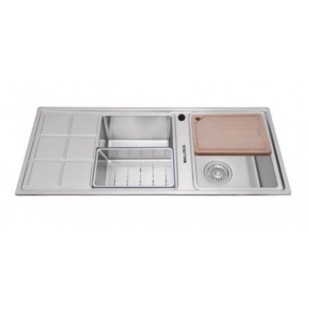 Chậu Rửa Chén Malloca MS 8815L Inox 304 (cánh trái)