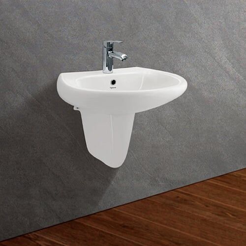 Chậu Lavabo Viglacera VTL2/BS503 Treo Tường Chân Ngắn