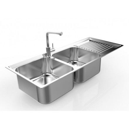 Chậu Rửa Chén Sơn Hà S105D Inox 304