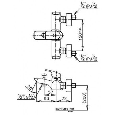 Củ Sen Tắm COTTO CT2032A Soprano Nóng Lạnh