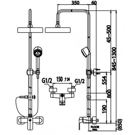 Sen Cây COTTO CT2072W Soprano Nóng Lạnh