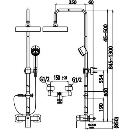 Sen Cây COTTO CT2149WS Scirocco Nóng Lạnh