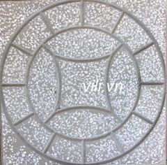 Gạch Vỉa Hè 40x40 Terrazzo Đồng Tiền Xám