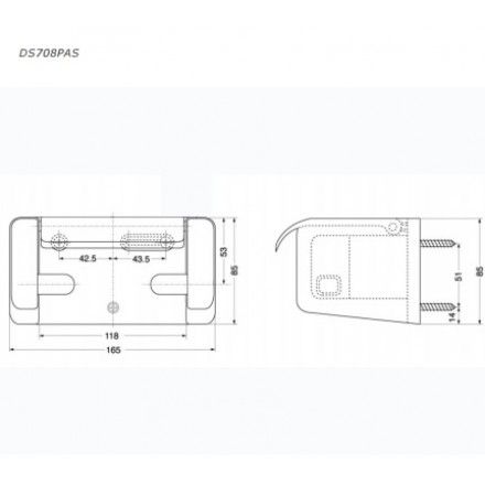 Hộp Đựng Giấy Vệ Sinh TOTO DS708PAS