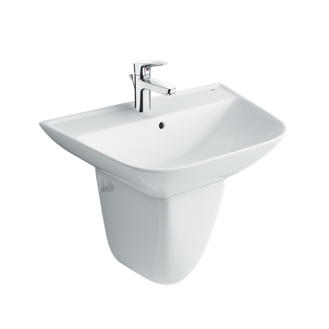 Chậu Lavabo Treo Tường Inax L-297V/L-297VC Kèm Chân Ngắn