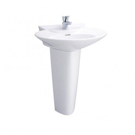 Chậu Lavabo TOTO LHT908C Treo Tường Chân Ngắn