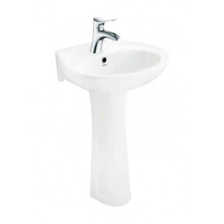 Chậu Lavabo Viglacera VTL2/VI1T (BS401/BS501) Treo Tường Chân Dài