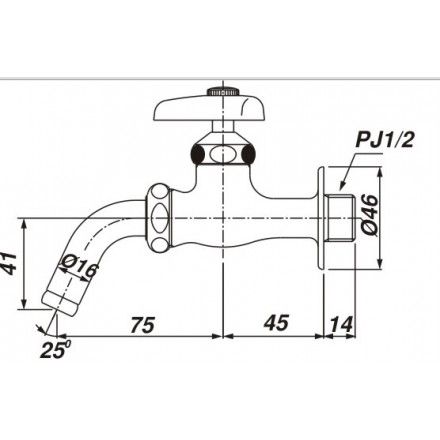 Vòi Nước Lạnh Inax LF-7R-13