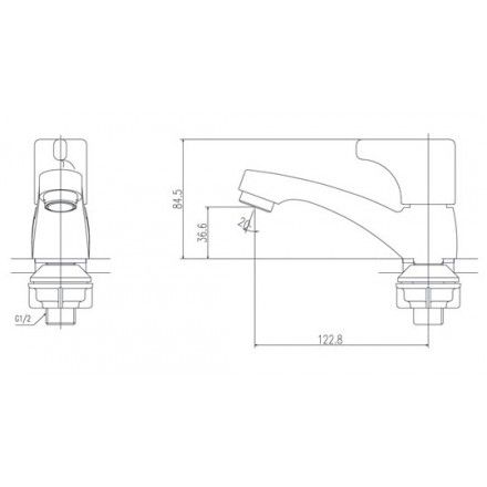 Vòi Chậu Rửa Lạnh Inax LFV-13B Lavabo