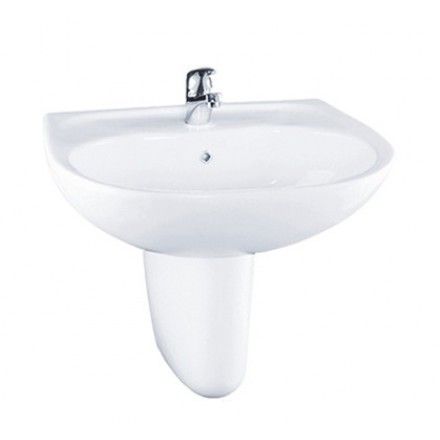 Chậu Lavabo TOTO LHT236CS Treo Tường Chân Ngắn