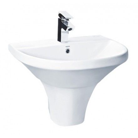 Chậu Lavabo TOTO LHT947CS Treo Tường Chân Ngắn