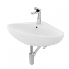 Chậu Lavabo TOTO LW815CJW/F Góc Treo Tường