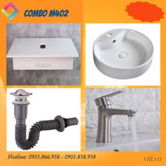 Combo Bàn Đá Lavabo M401 Trọn Bộ 4 Món