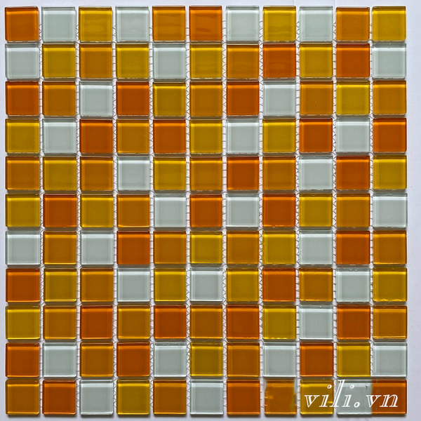 Gạch trang trí mosaic thủy tinh MH 2548