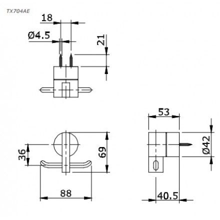 Móc Áo TOTO TX704AE