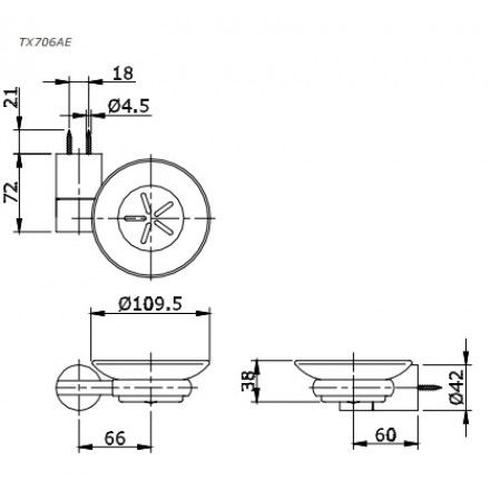 Giá Đựng Xà Bông TOTO TX706AE