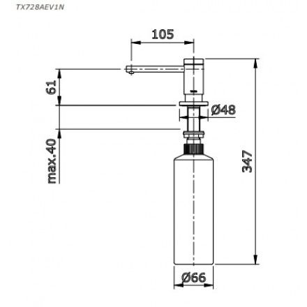 Hộp Đựng Xà Phòng TOTO TX728AEV1N Gắn Chậu