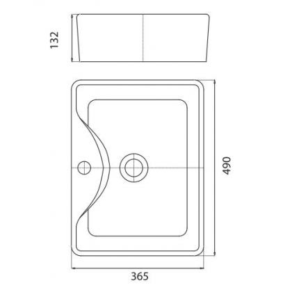 Chậu Rửa Lavabo Đặt Bàn Viglacera V72