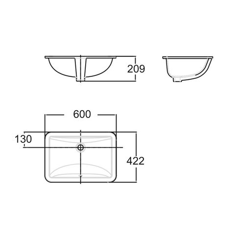 Chậu rửa lavabo âm bàn American Standard WP-0440