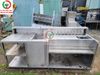 BÀN PHA CHẾ INOX CÓ Ô ĐỰNG KHAY TOPPING