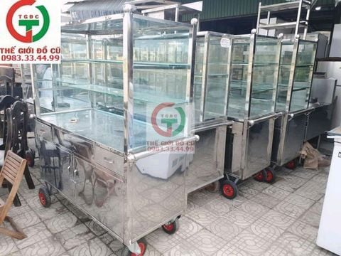 TỦ BÁN HÀNG INOX 1.2M