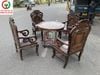 BỘ BÀN GHẾ TRÚC KÉP GỖ TRẮC CỔ