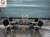 BÀN XẾP SẮT KHUNG CHÂN GỖ X HIỆN ĐẠI