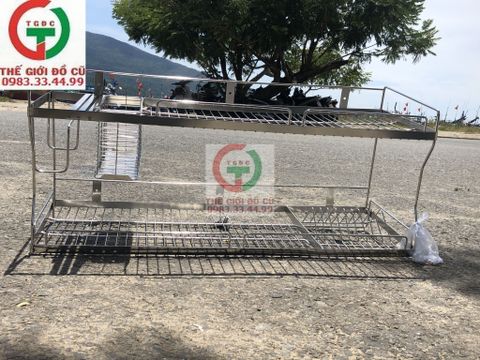 KỆ ĐÍNH TƯỜNG INOX 30x100cm