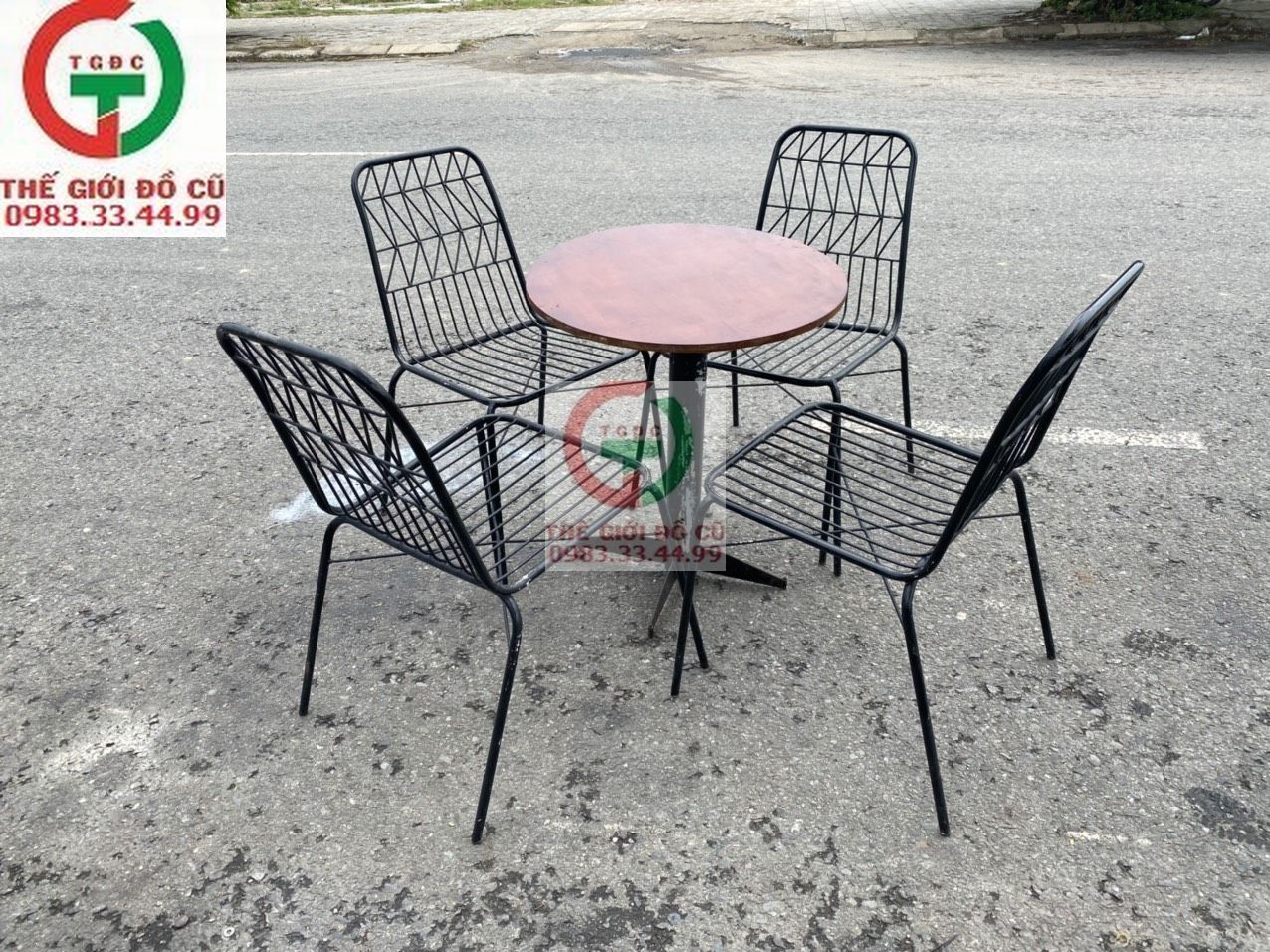 GHẾ CAFE SONG SẮT TĨNH ĐIỆN