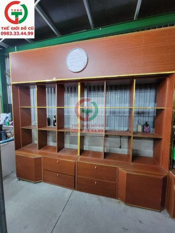 TỦ TRƯNG BÀY NHIỀU NGĂN Ô GỖ MDF