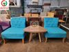 BỘ BÀN TRÀ- CAFE  2 GHẾ SOFA ĐƠN.