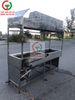 LÒ NƯỚNG QUAY XIÊN INOX 304 DÀI 2.2M