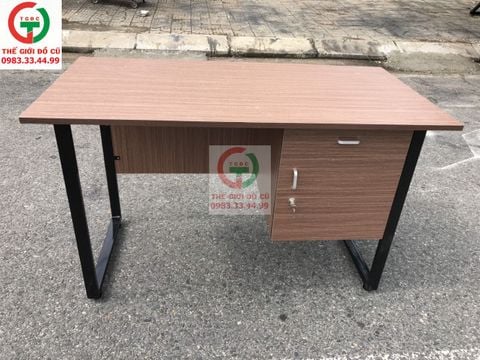 BÀN LÀM VIỆC GỖ MDF KHUNG SẮT