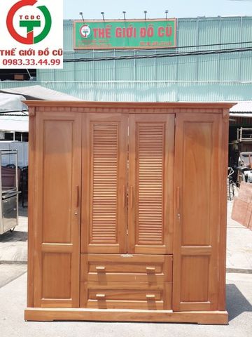 Tủ Áo Xoan Đào 4 Cánh Hoàng Anh Gia Lai - DC38