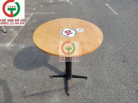 BÀN TRÒN CAFE CHÂN SẮT TĨNH ĐIỆN