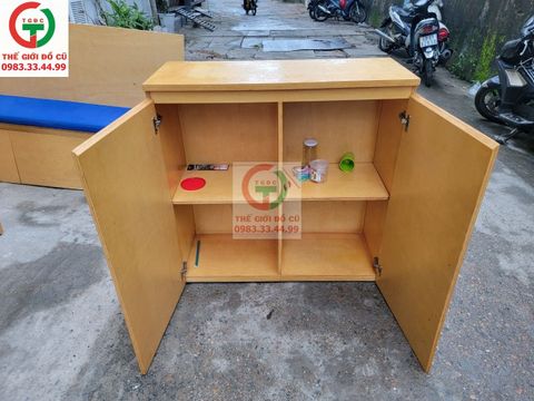 TỦ GỖ ĐỰNG HỒ SƠ - ĐỒ DÙNG 2 CÁNH